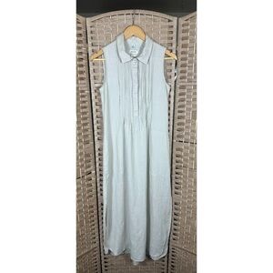 Malvin Hamburg - Germany 100% Linen Neutral Maxi Dress - Size Small
